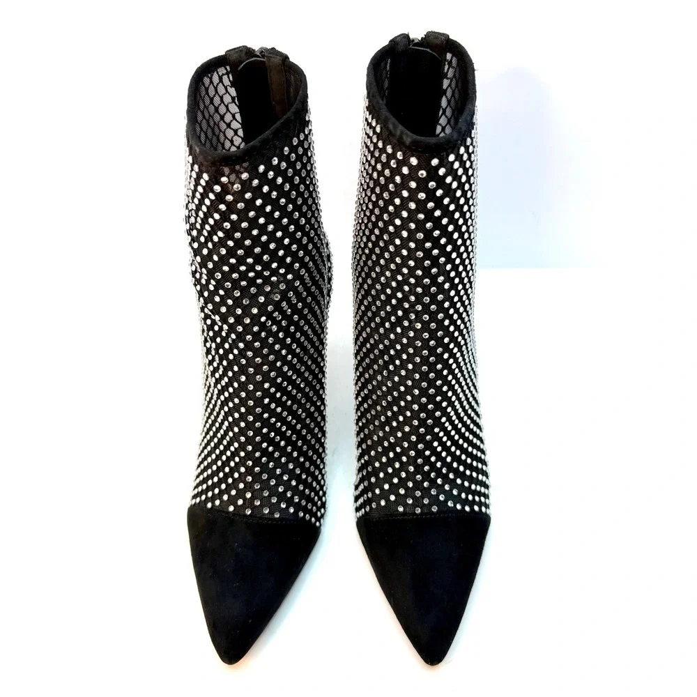 AQUA Women's Lyssa Booties Boots Black Size 8 NWT/BOX